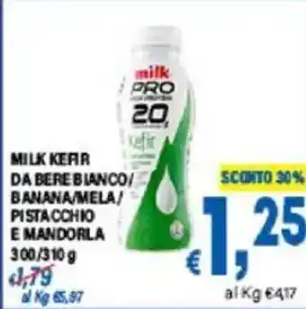 DEM Milk kear da bere bianco/ banana/mela/ pistacchio e mandorla offerta