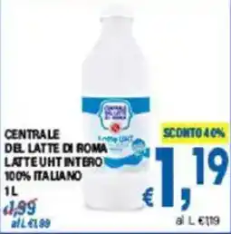 DEM Centrale del latte di roma latte uht intero 100% italiano offerta