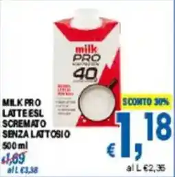 DEM Milk pro latteesl scremato senza lattosio offerta