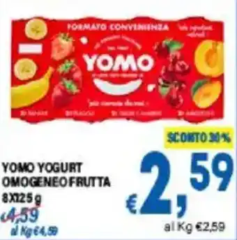 DEM Yomo yogurt omogeneo frutta offerta