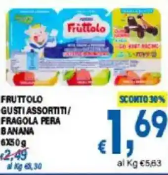 DEM Fruttolo gusti assortiti/ fragola pera banana offerta