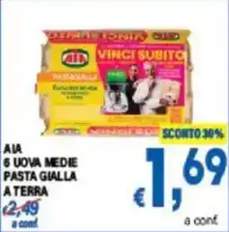 DEM Aia 6 uova medie pasta gialla aterra offerta