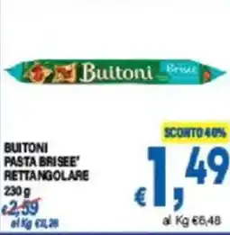 DEM Buitoni pasta brisee rettangolare offerta