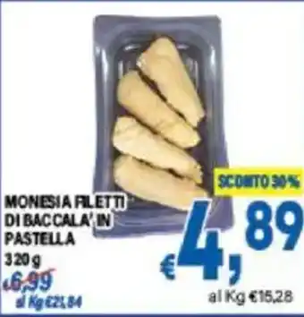 DEM Monesia filetti di baccala in pastella offerta