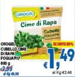 DEM Orogel cubello cime di rapa fogliariu OROGEL offerta