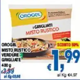 DEM Orogel grigliati misto rustico misto rustico verdure grigliate offerta