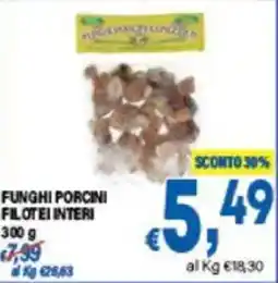 DEM Funghi porcini filot ei interi offerta