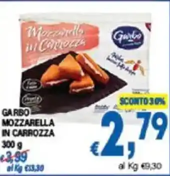 DEM Garbo mozzarella in carrozza offerta