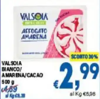 DEM Valsoia bianco/ amarena/cacao offerta