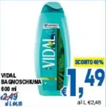 DEM Vidal bagnoschiuma offerta