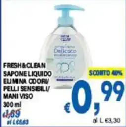 DEM Fresh&clean sapone liquido elimina odori pelli sensibili/ mani viso offerta