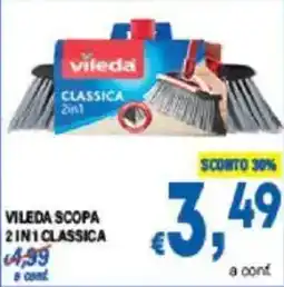 DEM Vileda scopa 2in1 classica offerta