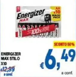 DEM Energizer max stilo offerta