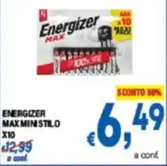 DEM Energizer max minstilo x10 offerta