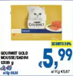 DEM Gourmet gold mousse/dadini offerta