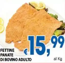 DEM Fettine panate di bovino adulto offerta