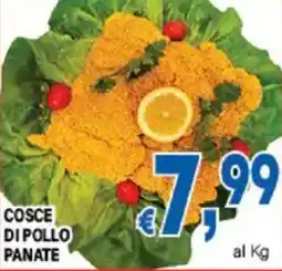 DEM Cosce di pollo panate offerta