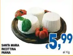 DEM Santa maria ricottina panna offerta