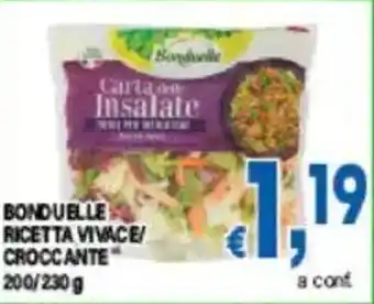 DEM Bonduelle ricetta vivace/ croccante offerta