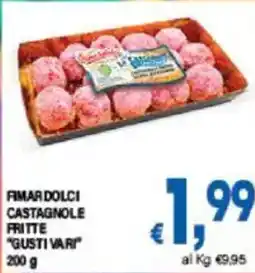 DEM Fimar dolci castagnole fritte “gusti vari” offerta