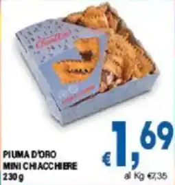 DEM Piuma d'oro mini chiacchiere offerta