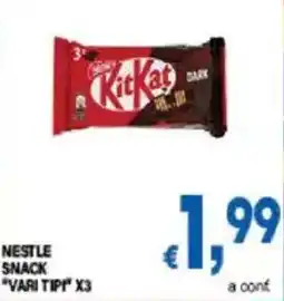 DEM Nestle snack "vari tipi x3 offerta