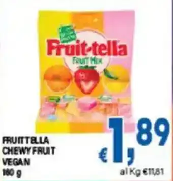 DEM Fruittella chewy fruit vegan offerta