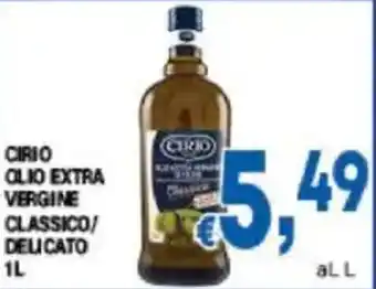 DEM Cirio olio extra vergine classico/ delicato offerta