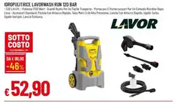 IperFamila IDROPULITRICE LAVORWASH RUN 120 BAR offerta