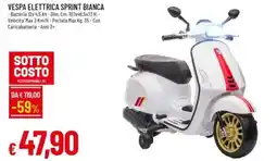 IperFamila Vespa elettrica sprint bianca offerta