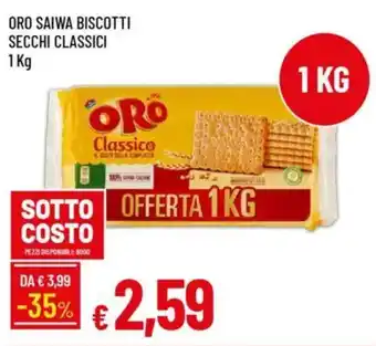 IperFamila Oro saiwa biscotti secchi classici offerta