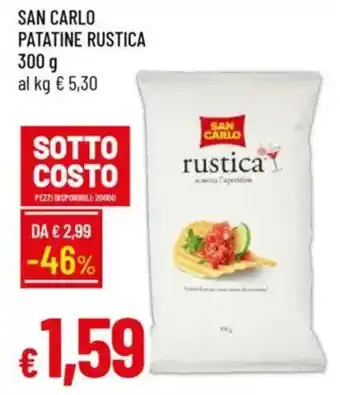 IperFamila San carlo patatine rustica offerta