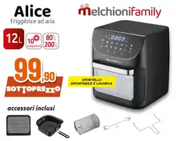 Ipercoop Alice friggitrice ad aria melchionifamily offerta