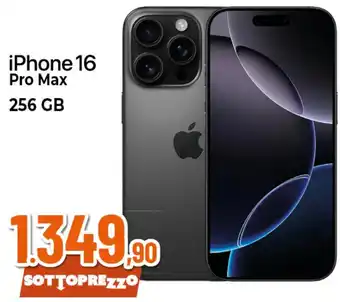 Ipercoop Iphone 16 pro max 256 gb offerta