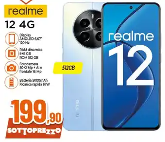 Ipercoop realme 12 4 G offerta