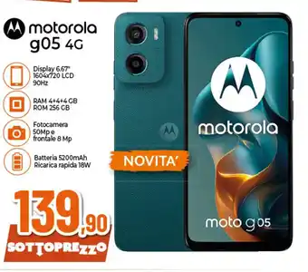 Ipercoop Motorola g05 4 g offerta