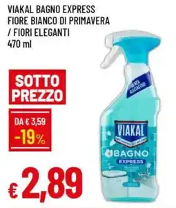 IperFamila Viakal bagno express fiore bianco di primavera / fiori eleganti offerta