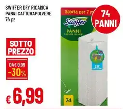 IperFamila Swiffer dry ricarica panni catturapolvere offerta