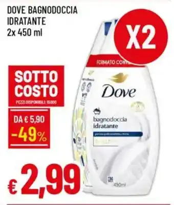 IperFamila Dove bagnodoccia idratante offerta