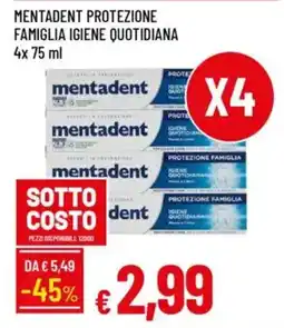 IperFamila Mentadent protezione famiglia igiene quotidiana offerta