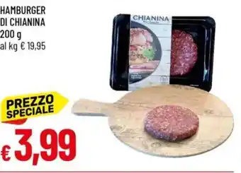 IperFamila Hamburger di chianina offerta