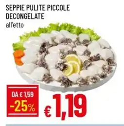 IperFamila Seppie pulite piccole decongelate offerta