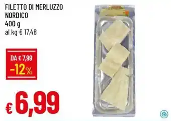 IperFamila Filetto di merluzzo nordico offerta