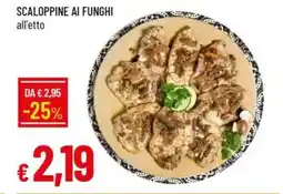 IperFamila Scaloppine ai funghi offerta