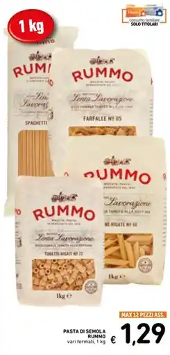 Spazio Conad Pasta di semola RUMMO offerta