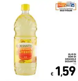 Spazio Conad Olio di semi di girasole DESANTIS offerta