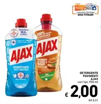 Spazio Conad Detergente pavimenti AJAX offerta