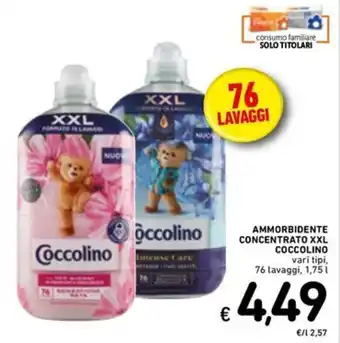 Spazio Conad Ammorbidente concentrato xxl COCCOLINO offerta