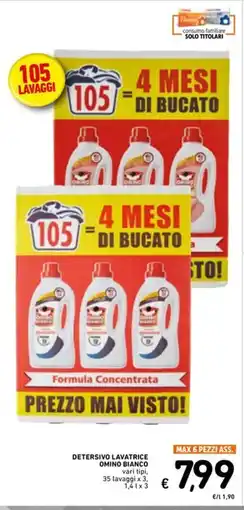 Spazio Conad Detersivo lavatrice OMINO BIANCO offerta