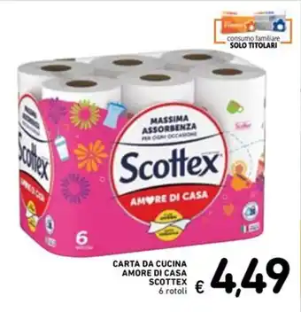 Spazio Conad Carta da cucina amore di casa SCOTTEX offerta